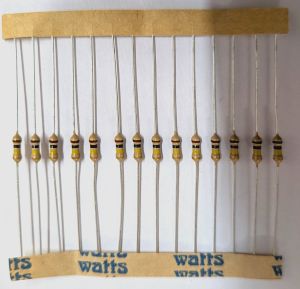 THAKOR CARBON FILM RESISTOR- 1K- 1/4W